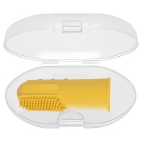 مسواک انگشتی سیلیکونی رنگ زرد امریکو بیبی Americo baby