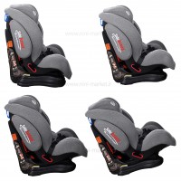 صندلي ماشين مدل کابوک 36-0 کيلو رنگ طوسی تيره داخل روشن AKO