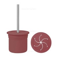 لیوان دو کاره سیلیکونی رنگ قهوه ای مینیک اوی اوی Minik Oioi