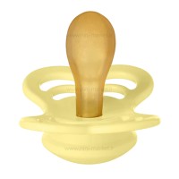 پستانک تکي بادامي لاتکس 6 - 18 ماه لیمویی بیبز BIBS (بدون جعبه)