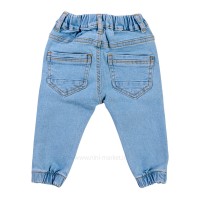 شلوار جین دمپاکش پسرانه رنگ آبی یخی Memory