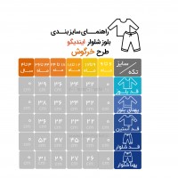 بلوز شلوار طرح خرگوش رنگ صورتی ایندیگو Indigo