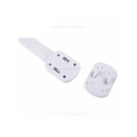 قفل چند منظوره سیلیکونی رنگ سفید Nino