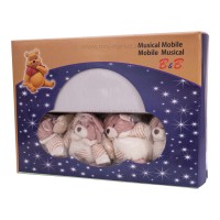 آویز تخت موزیکال طرح خرس کرم B&B