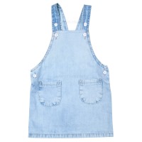 پیشنبدی دخترانه طرح جین رنگ آبی یخی پاپو papo