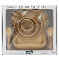 ست ظرف غذا 6 تیکه رنگ زرد minik oioi