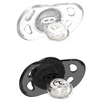 پستانک 2 عددی 0-6 ماه سفید و مشکی تویست شیک Twistshake