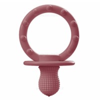 دندان گیر طرح پستانک رنگ زرشکی minik oioi