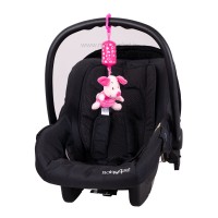 آویز عروسکی جغجغه ای طرح خوک صورتی دایان تویز Dayan Toys