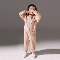 بلوز شلوار اسپرت طرح گوزن رنگ شکلاتی پاپو papo