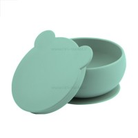 ست ظرف غذا تمام سیلیکونی 4 تکه سبز مینیک اوی‌اوی MinikOiOi