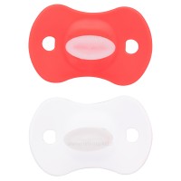 پستانک دوعددی بادامی 6_18 ماه طرح طوطی سواوینکس SUAVINEX