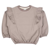 بلوز شلوار دخترانه طرح پلنگی رنگ شکلاتی رابو Raboo