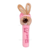 جغجغه سوسیسی طرح خرگوش رنگ صورتی دایان Dayan