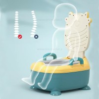 توالت آموزشی طرح گاو رنگ سبز زرد بیبی هود Baby Hood