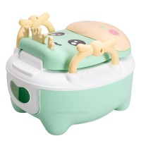 توالت آموزشی طرح گاو شاخدار رنگ سبز برند خارجی