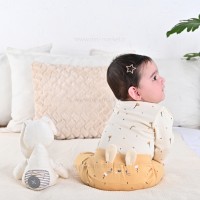 شلوار تمام چاپ طرح مرلين رنگ نباتي نيلي Nili