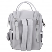 ساک لوازم کوله اي مدل براوو خاوياري رنگ طوسی Qz