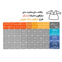 پیراهن دخترانه طرح بافت رنگ صورتی ایندیگو Indigo