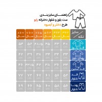 ست دوتکه بلوز و شلوار طرح دختر و آبمیوه رنگ سفید و گلبهی رابو Raboo