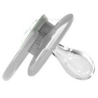 پستانک تکی درب دار طرح آدم فضایی رنگ سفید سایز 6 تا 18 ماه دکتربراون Dr.brown