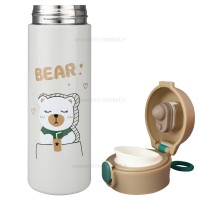 فلاسک آب 500 میل رنگ کاراملی برند خارجی