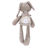 عروسک خرگوش رنگ طوسی پررنگ ب ب اسکای BBSky