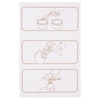 انباری غذا 3 عددی مدل حیوانات رنگ سبزآبی رووکو Rovco