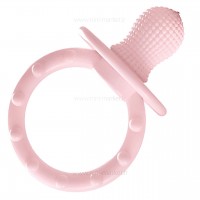 دندان گیر طرح پستانک رنگ صورتی مینیک اوی اوی Minik oioi