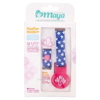 بند پستانک پارچه ای طرح ستاره رنگ سرمه ای مایا Maya