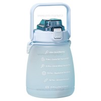 بطری آب 1400 ميل رنگ آبی خارجی