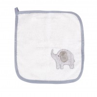 ست حوله 5 تیکه طرح دو خرس رنگ سفید طوسی مادر کر mothercare