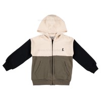 هودي اسپرت طرح جلو جيب رنگ سبز رابو Raboo