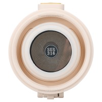 فلاسک آب 450 ميل رنگ کرم زرد Gude