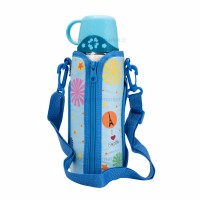 فلاسک آب کاوردار طرح خرس رنگ آبی پینکا Pinkah