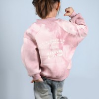 بلوز داخل‌کرک اسپرت طرح لاتین رنگ صورتی