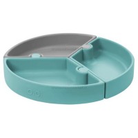 ظرف غذا پازلی چند بخش رنگ طوسی سبزآبی مینیک اوی اوی minik oi oi