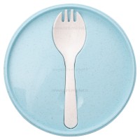 ظرف غذا گیاهی طرح خرسی رنگ آبی برند خارجی