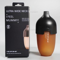 شيشه شير 240 ميل رنگ مشکی هی اور شی Heorshe