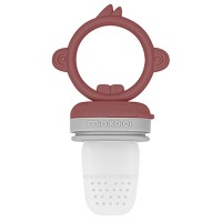 پستانک میوه خوری رنگ زرشکی مینیک اوی اوی Minik Oioi