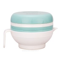 ست غذاساز دستی 7 تکه رنگ سبز رووکو Rovco