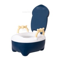 توالت آموزشی طرح گاو شاخدار رنگ آبی برند خارجی