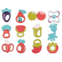 پک جغجغه طرح گلابی رنگ سبز خارجی