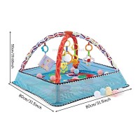 تشک بازی کیکابو Kikkaboo مدل Baby Play Gym رنگ آبی