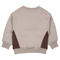 بلوز جودون اسپرت طرح ساده رنگ کاراملی