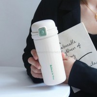 فلاسک آب 450 ميل رنگ کرم سبز Gude