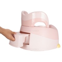 توالت آموزشی طرح جوجه رنگ صورتی بیبی هود Baby Hood