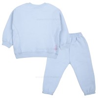 بلوز شلوار طرح گل لاله رنگ آبی رابو Raboo