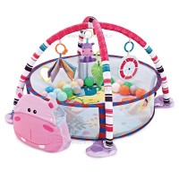 تشک بازی اسب آبی رنگ صورتی کیکابو Kikkaboo