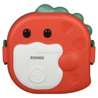 ظرف غذاخوری داخل استیل رنگ قرمز رووکو rovco